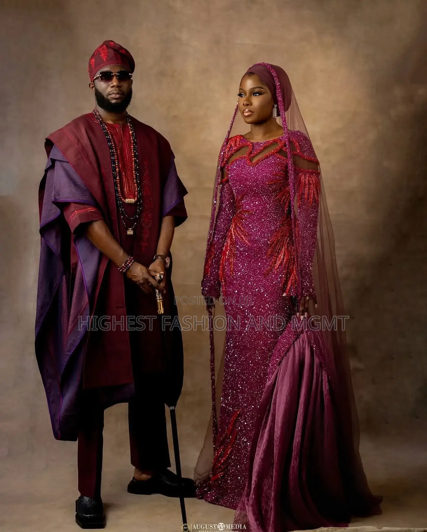 Heavily Beaded Traditional Wedding Dress With Coral Branch Appliques