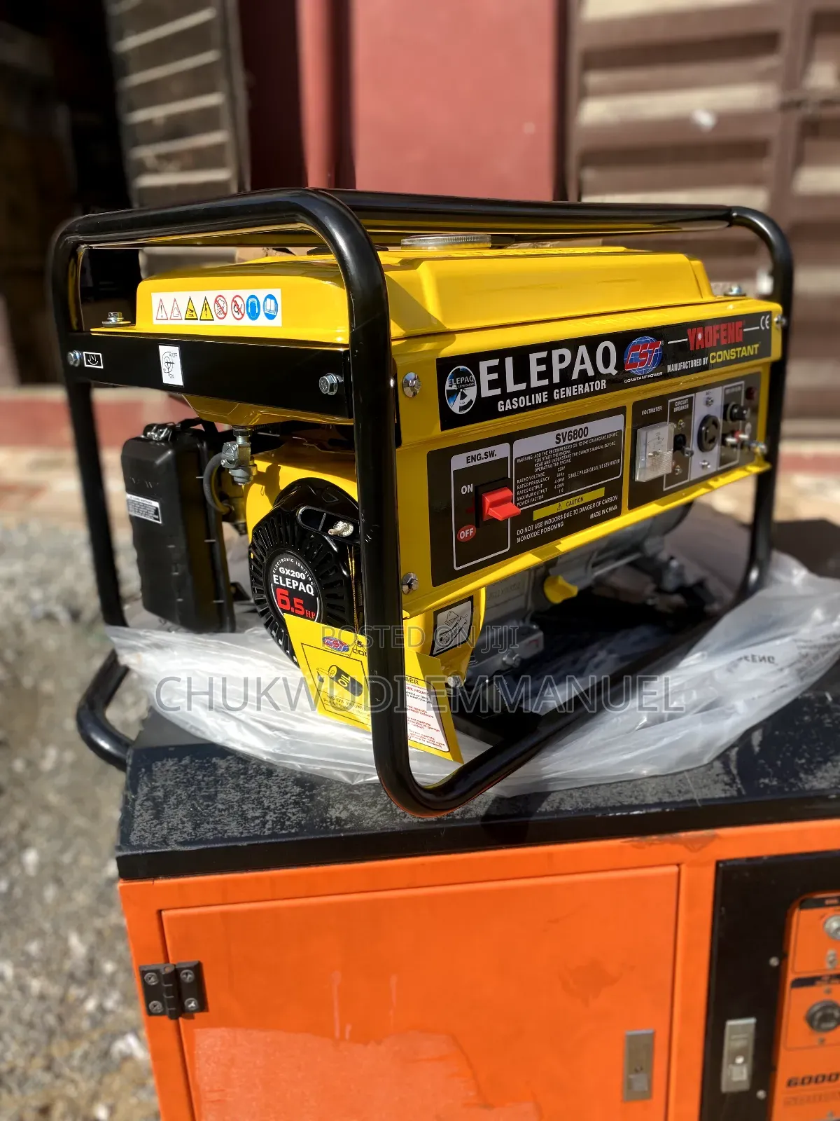 Elepaq 4.5kva Constant Petrol Generator With Fuel Efficiency