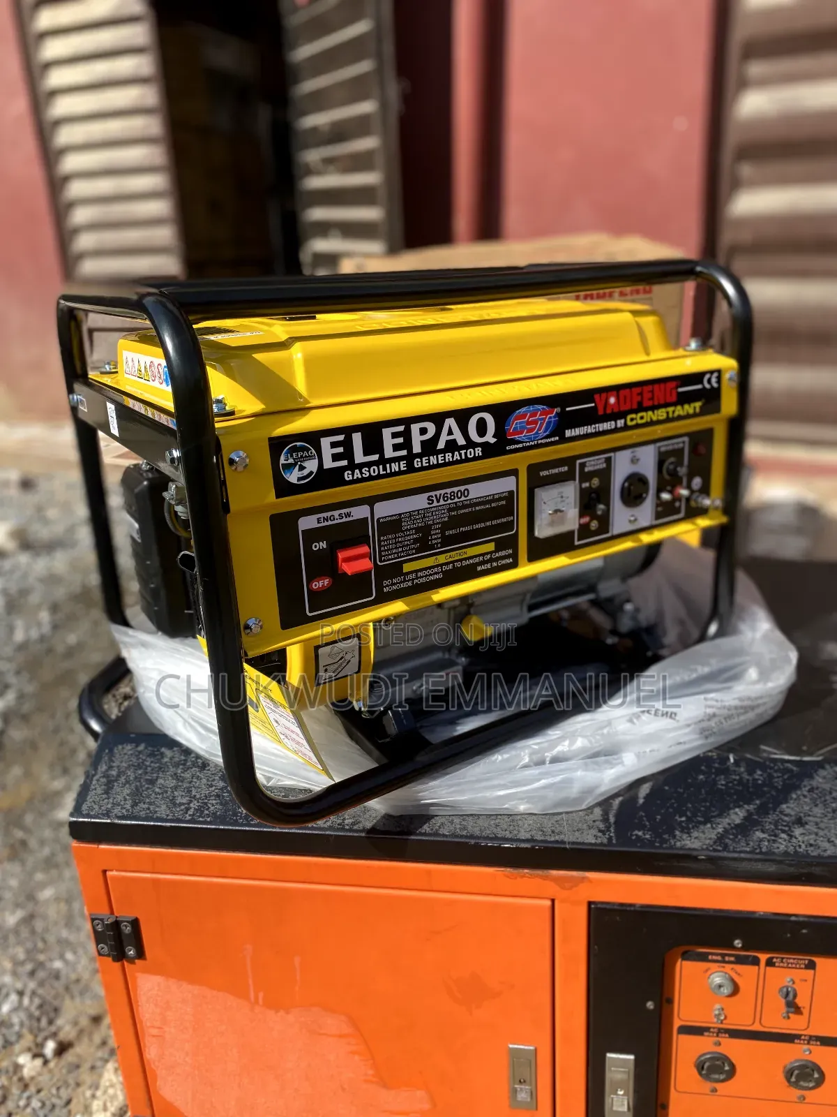 Elepaq 4.5kva Constant Petrol Generator With Fuel Efficiency