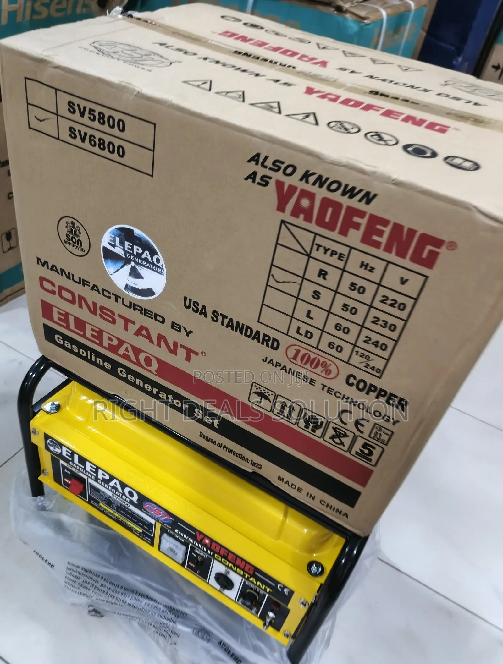 Elepaq Heavy Duty Industrial Generator