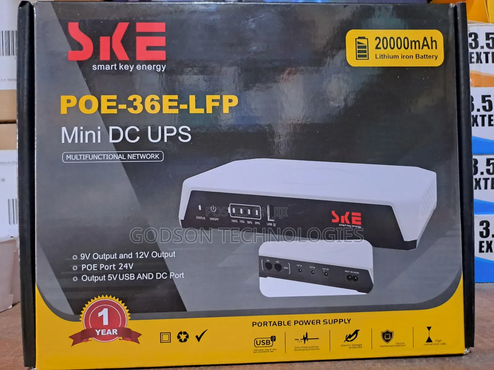 Ske Mini Dc Ups 20000mah