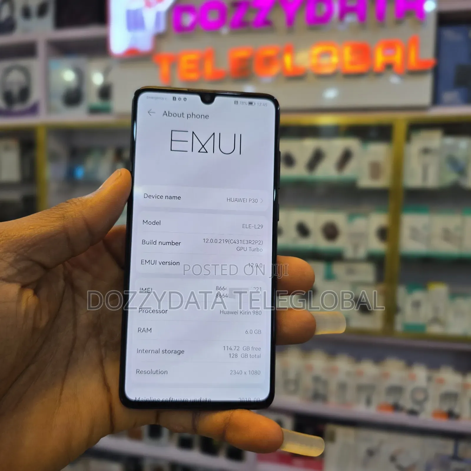 Huawei P30 128 GB Black