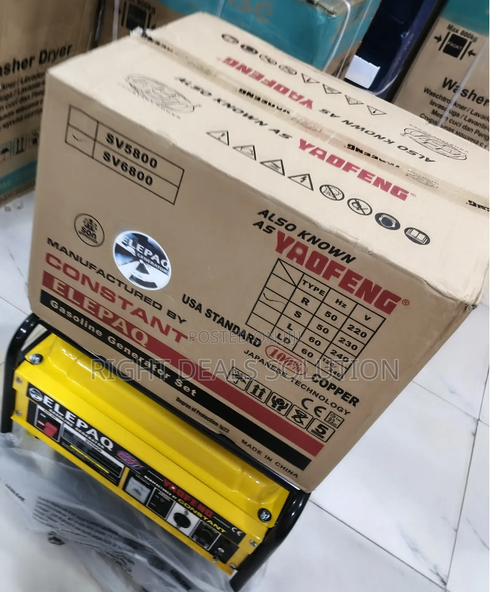 Elepaq Multi Purpose Use Generator Set