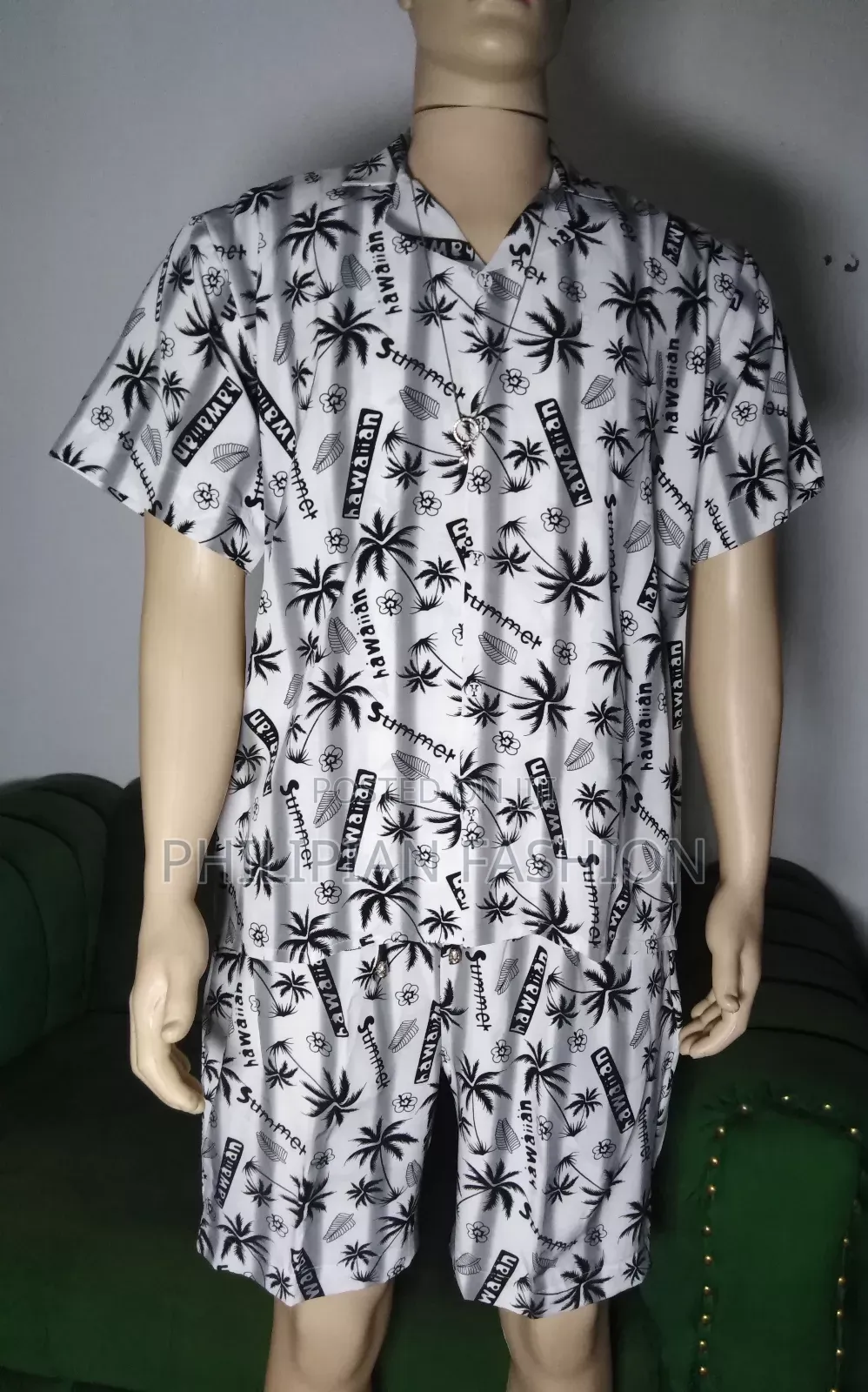 Unisex Vintage Beach Wear 2piece