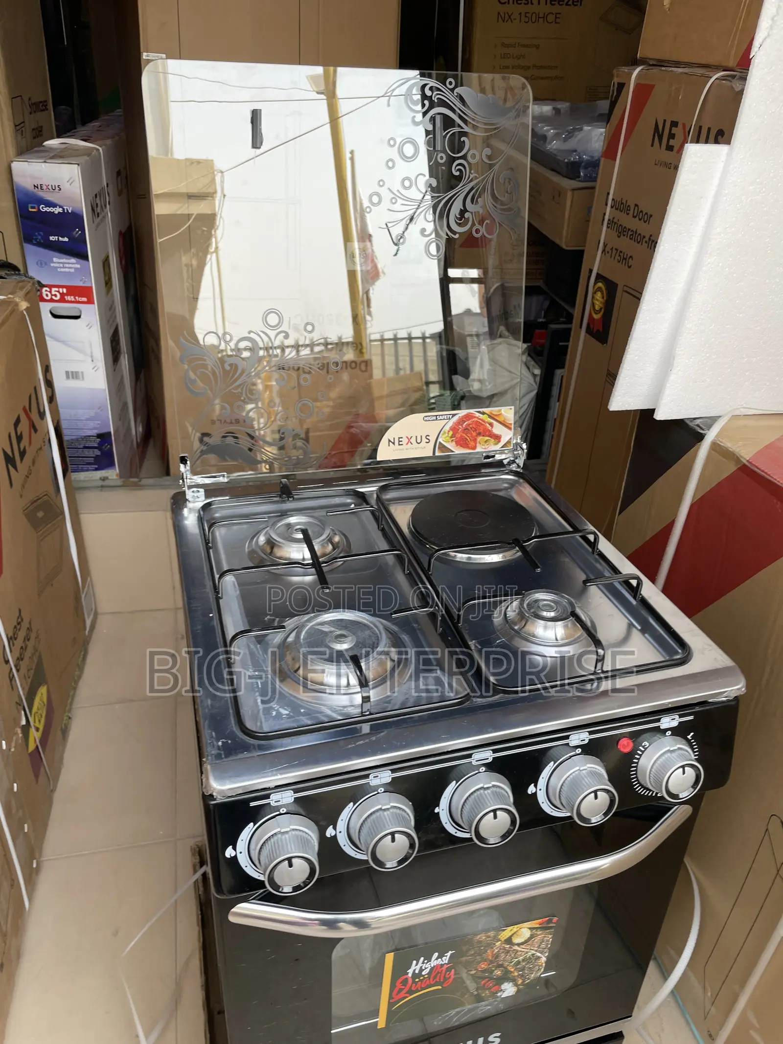 Nexus 50 X 50 Standing Gas Cooker (3 + 1)