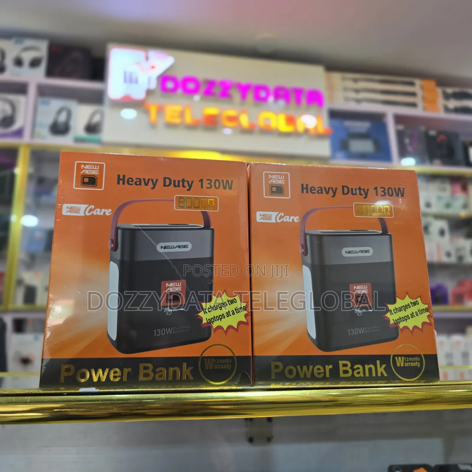 Newage 80000mah 130watts Laptop and Mobile Powerbank