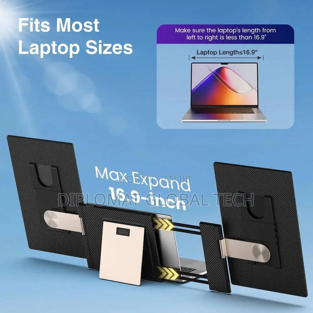 V2com S7 Pro 16" 2. QHD Ips Triple Screen Monitor Dual Speakers