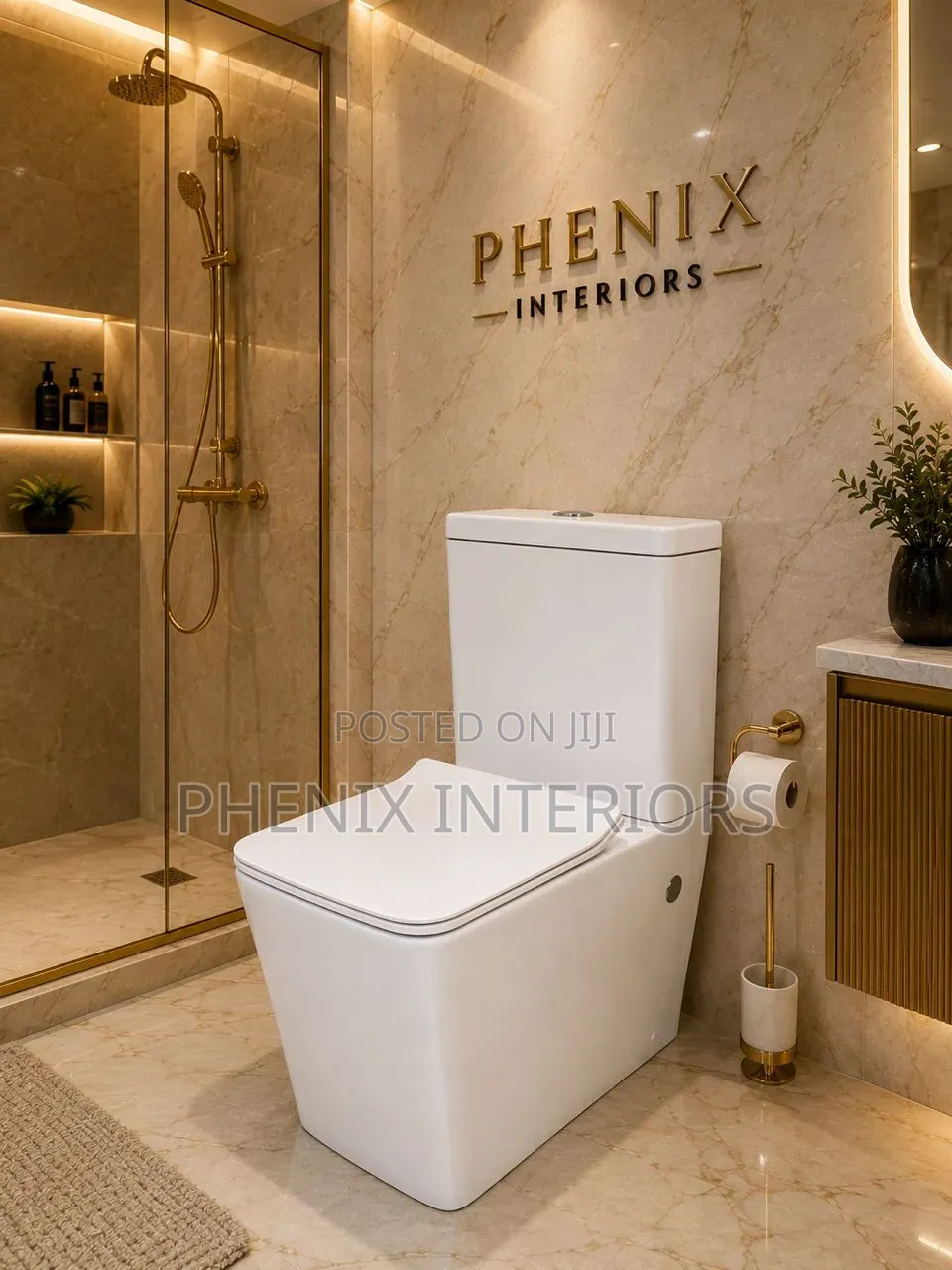 Standing Big Toilet Water Closet Set