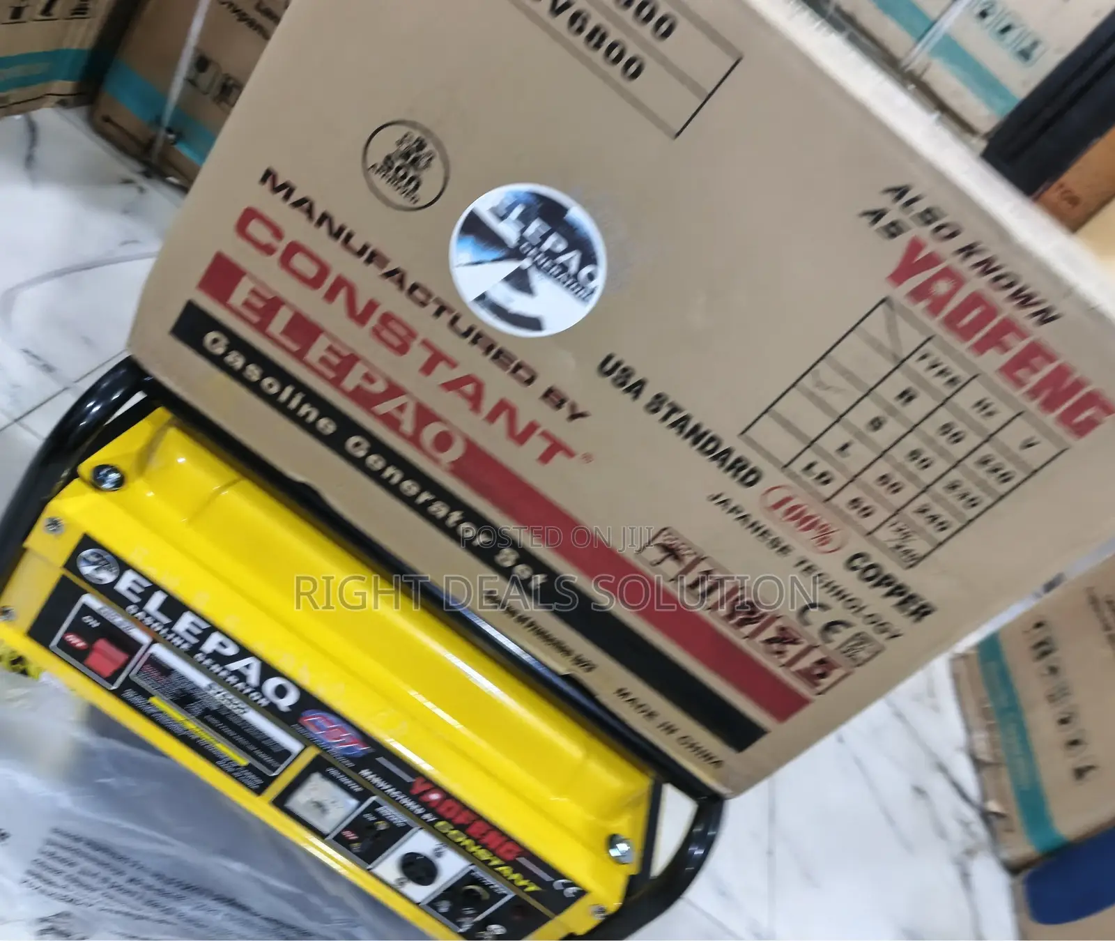 Elepaq Sv6800 Multi-Purpose Outdoor Generator Set