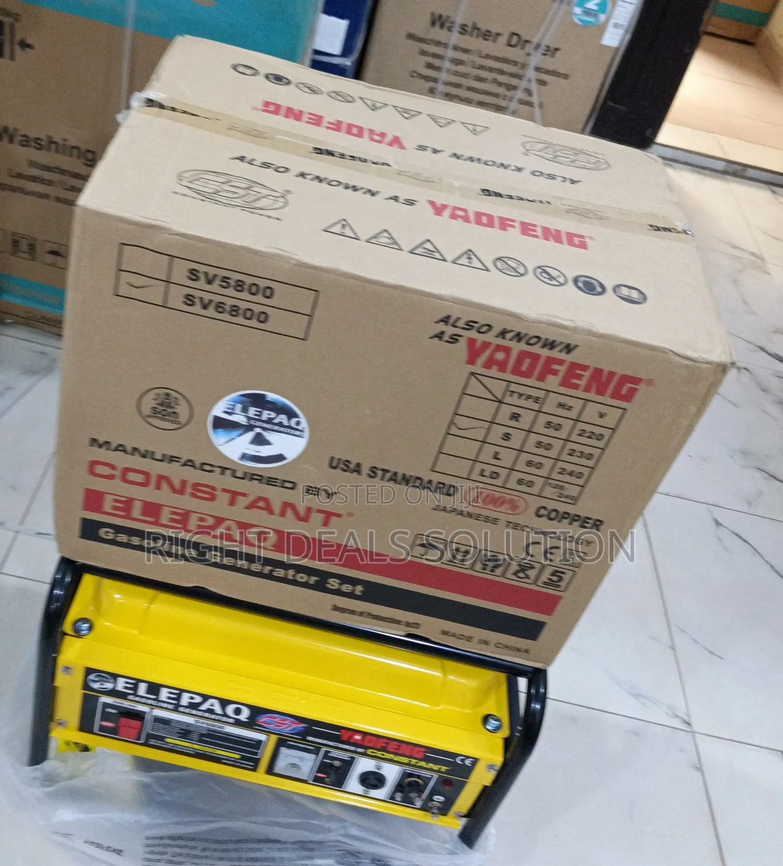 Elepaq Sv6800 Premium Electricity Generator Set
