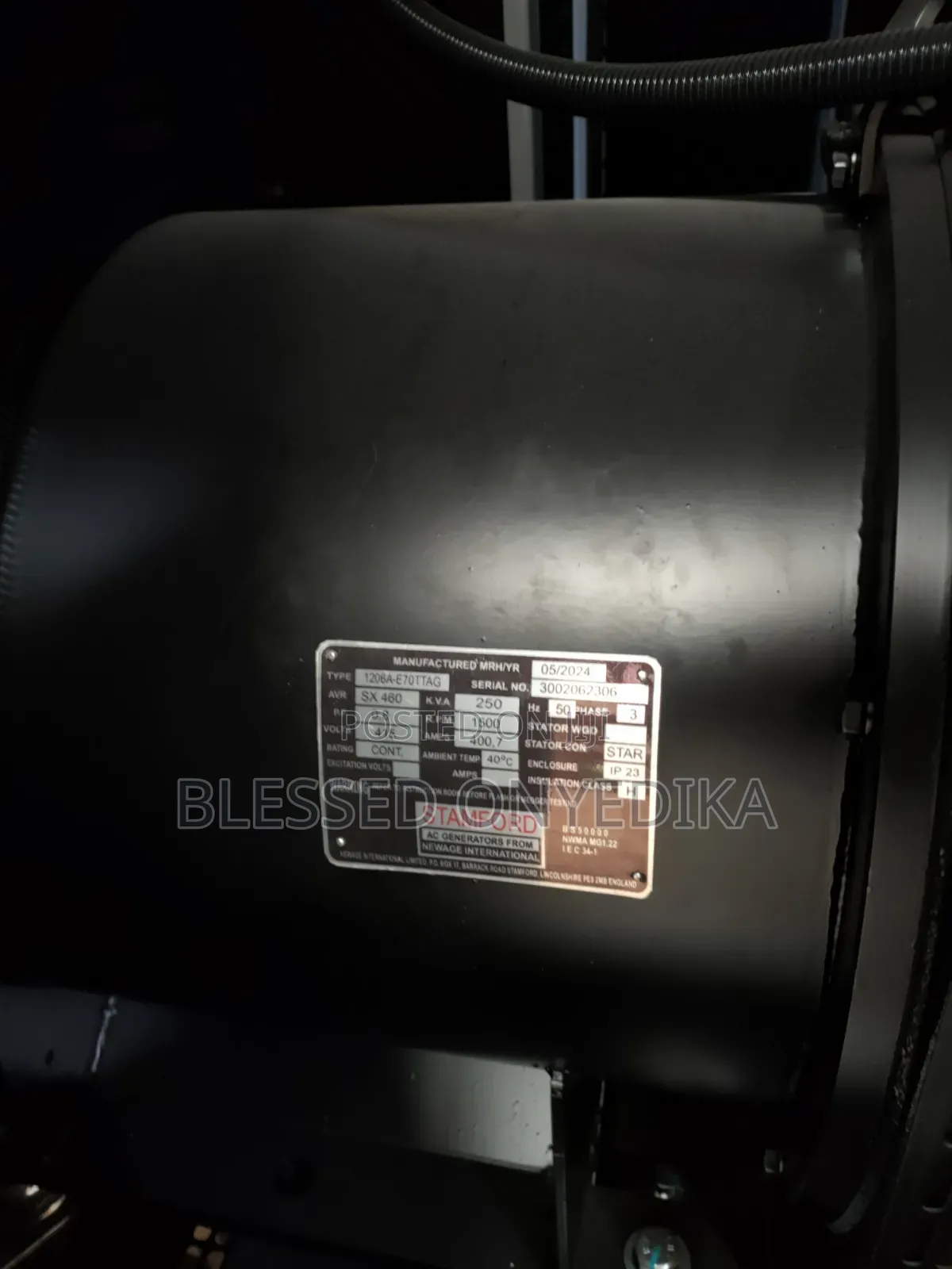 250kva Perkins Soundproof England