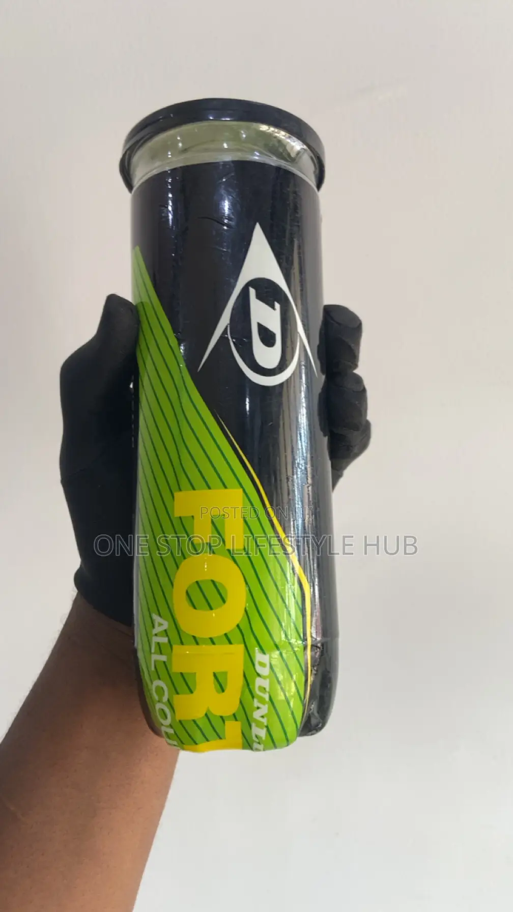 Original Dunlop Fort All Court Lawn Tennis Balls (3-in-1 Can)