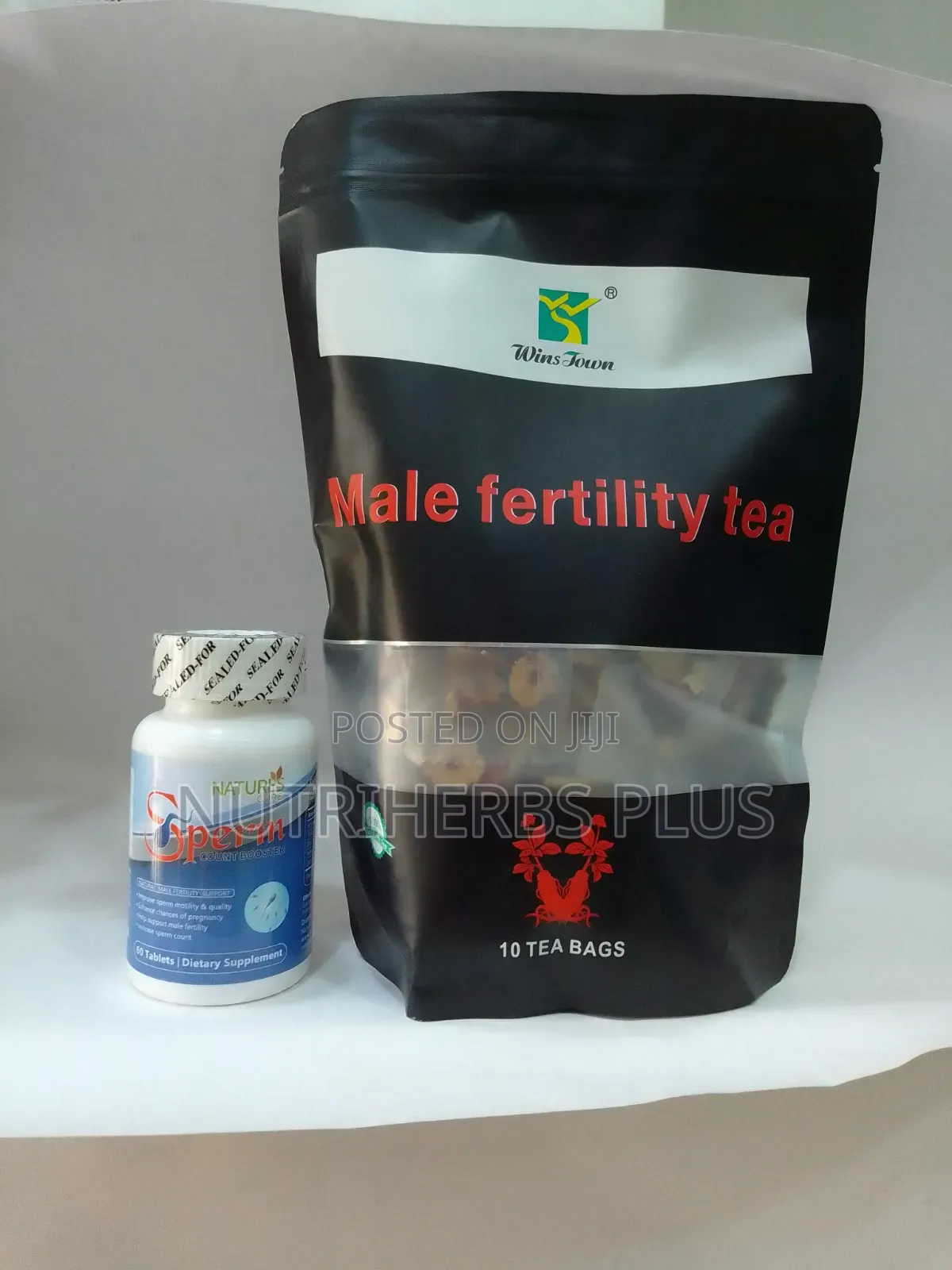 Sperm Count Booster + Male Fertility Tea Builds Quality Sperm