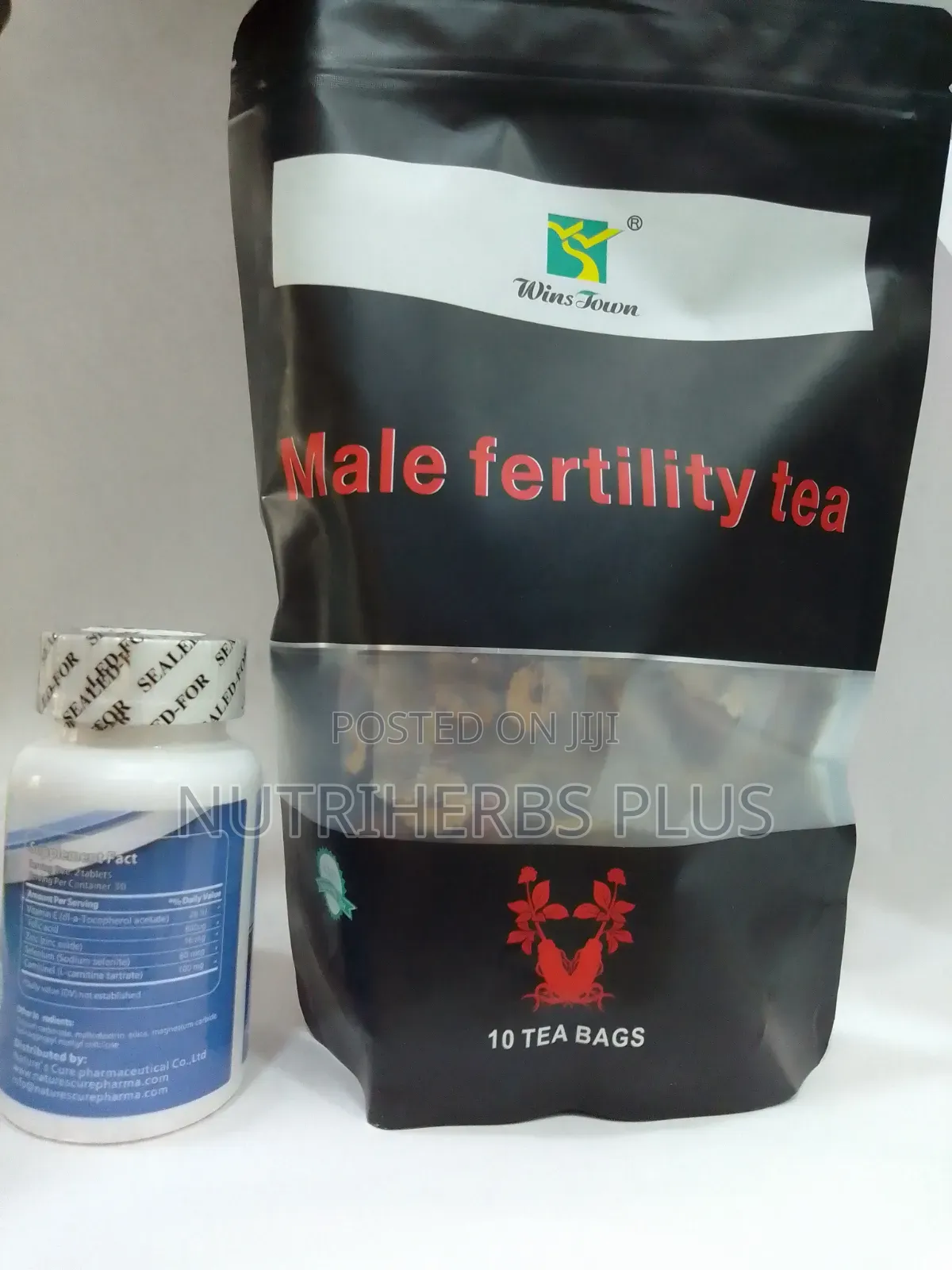 Sperm Count Booster + Male Fertility Tea Builds Quality Sperm