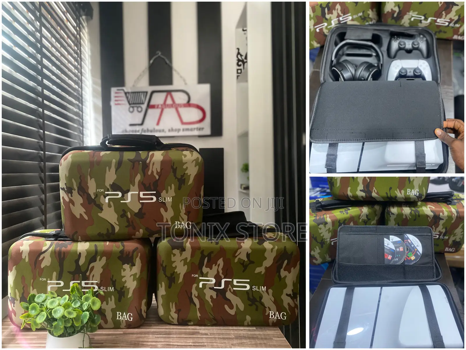 Ps5 Slim Travel Bag Camo