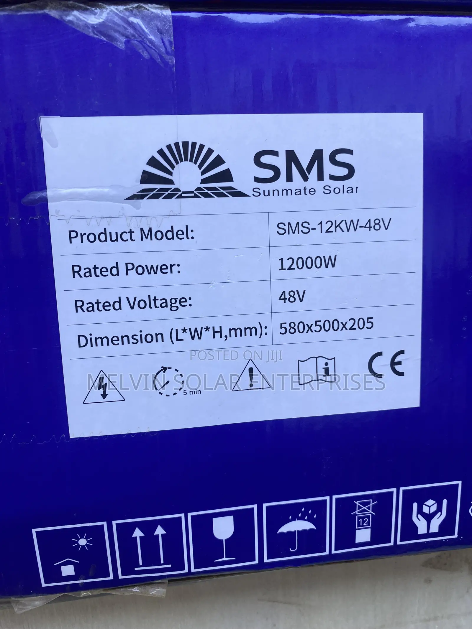 12kw 48v S.M.S Solar Hybrid Pure Sine Wave Inverter Available Now