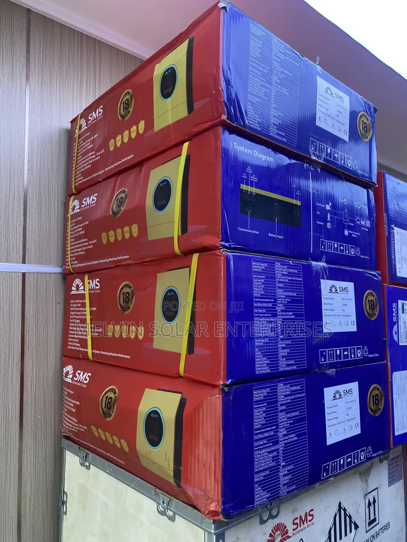 12kw 48v S.M.S Solar Hybrid Pure Sine Wave Inverter Available Now