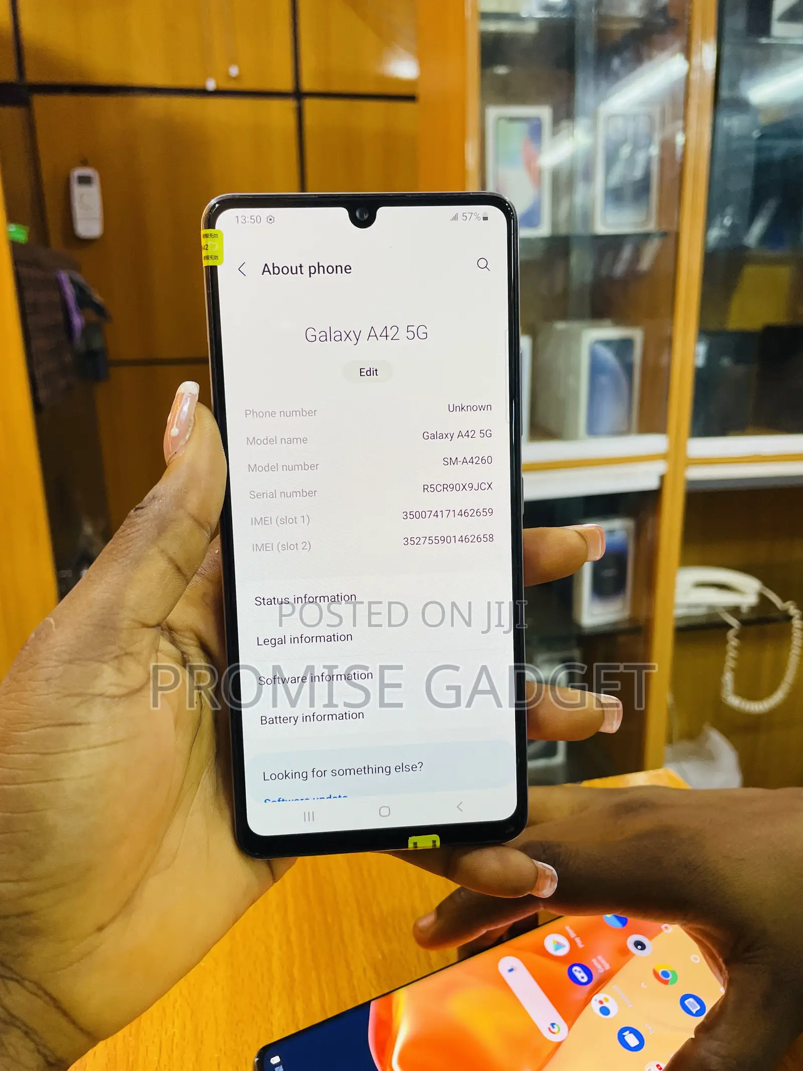 Samsung Galaxy A42 5G 128 GB White