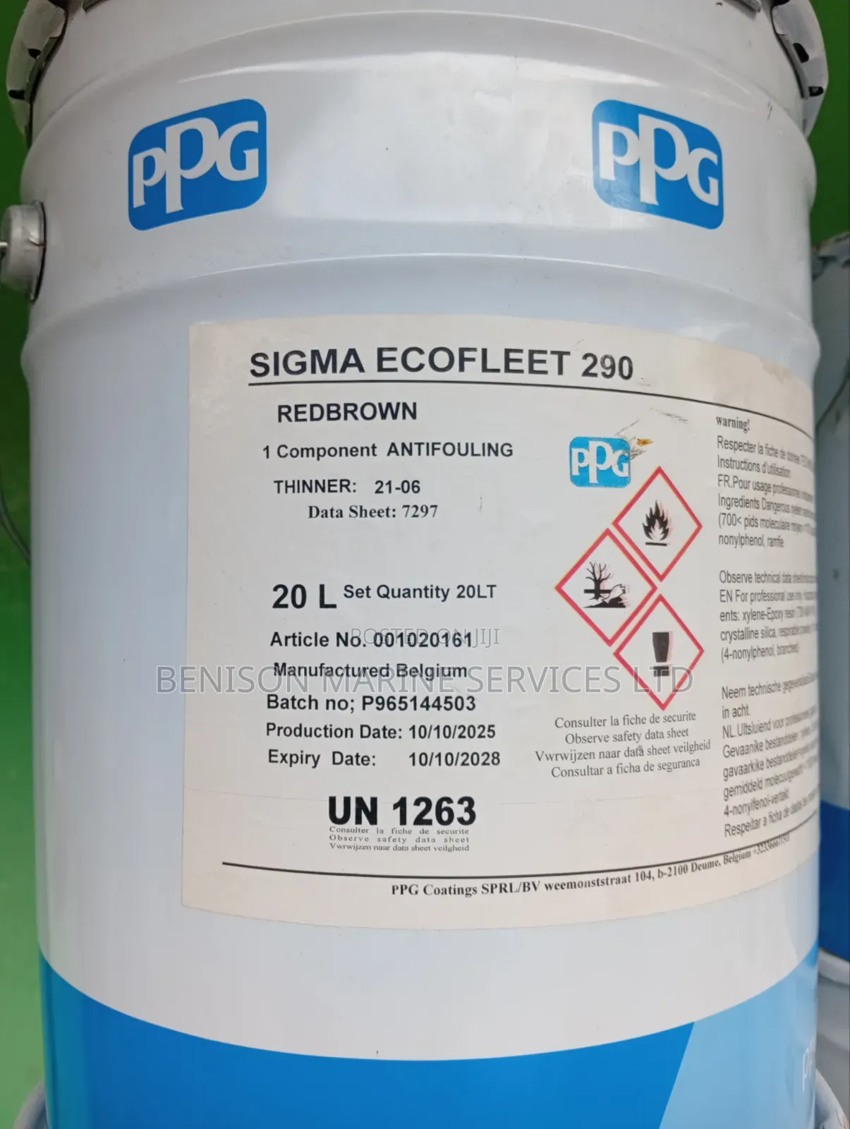 Sigma Ecofleet 290 Antifouling Paint