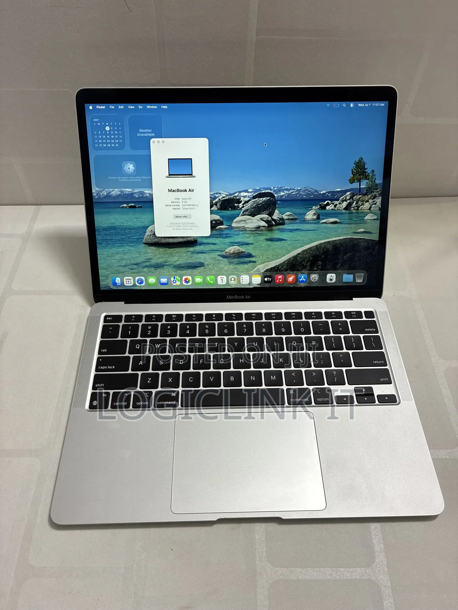 Laptop Apple MacBook Air 2020 M1 8GB Apple M1 SSD 128GB