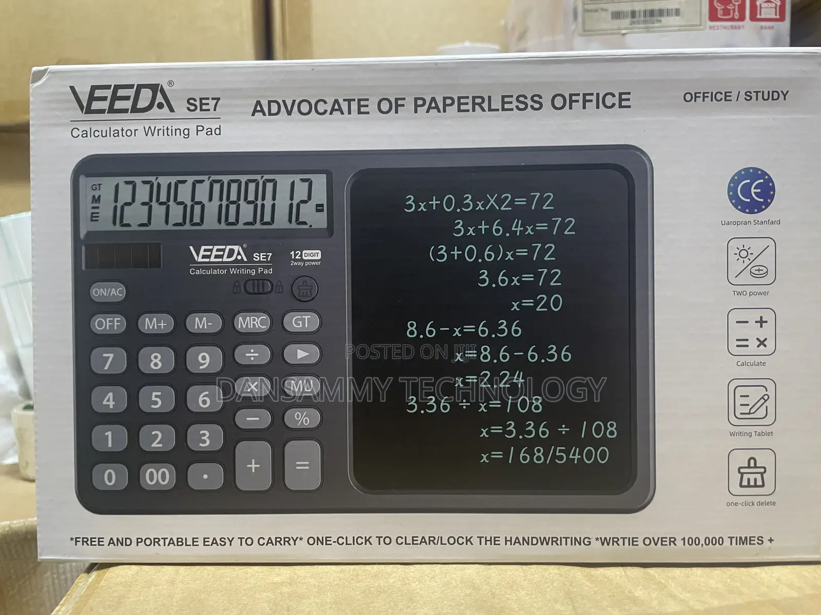 Calculator Writting Pad