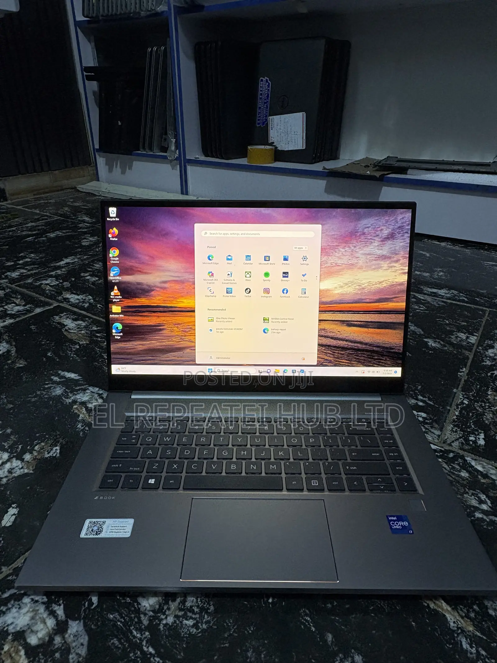 Laptop HP ZBook Studio G8 32GB Intel Core i7 SSD 512GB