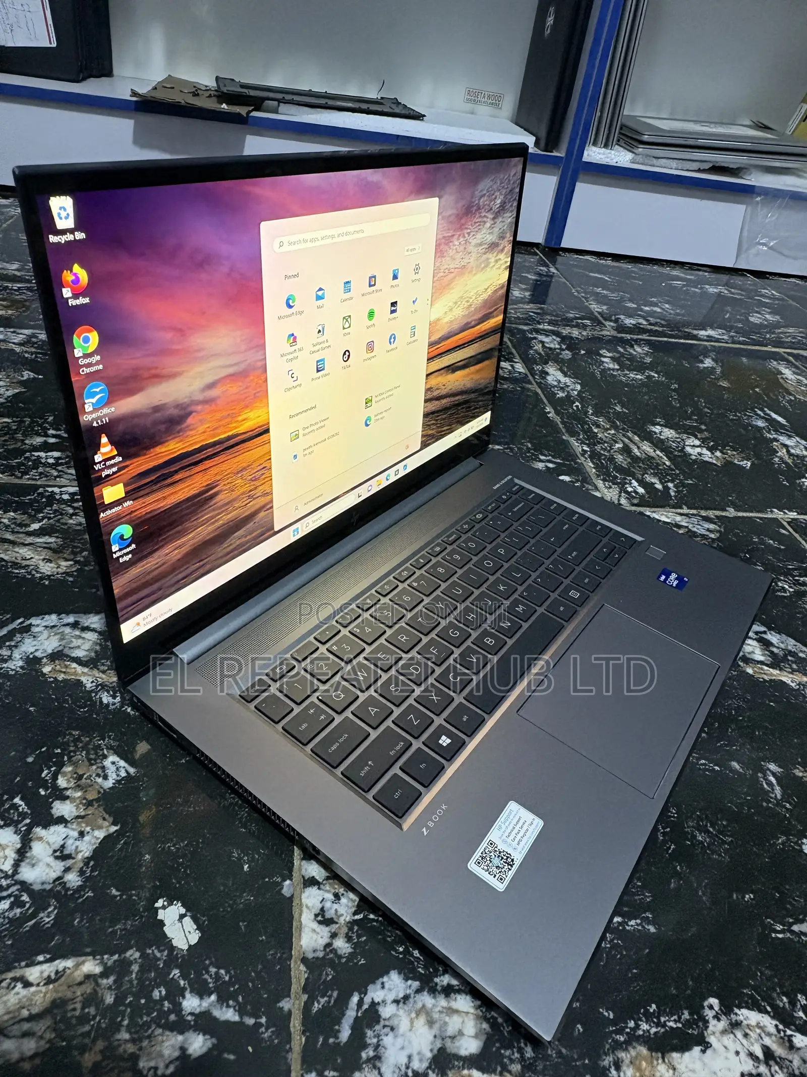 Laptop HP ZBook Studio G8 32GB Intel Core i7 SSD 512GB