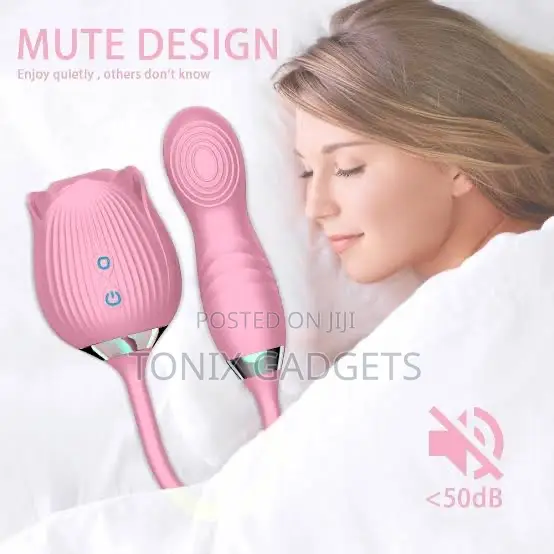 The Ultimate 2-in-1 Pleasure Companion Rose With Dildo Toy
