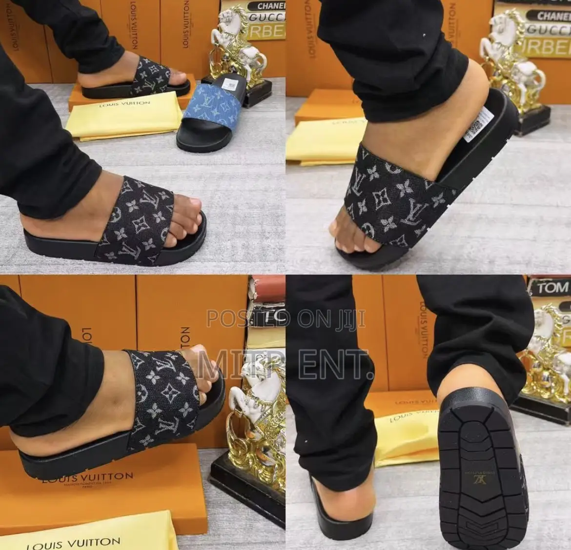 Louis Vuitton Luxury Carton Slides/Slippers
