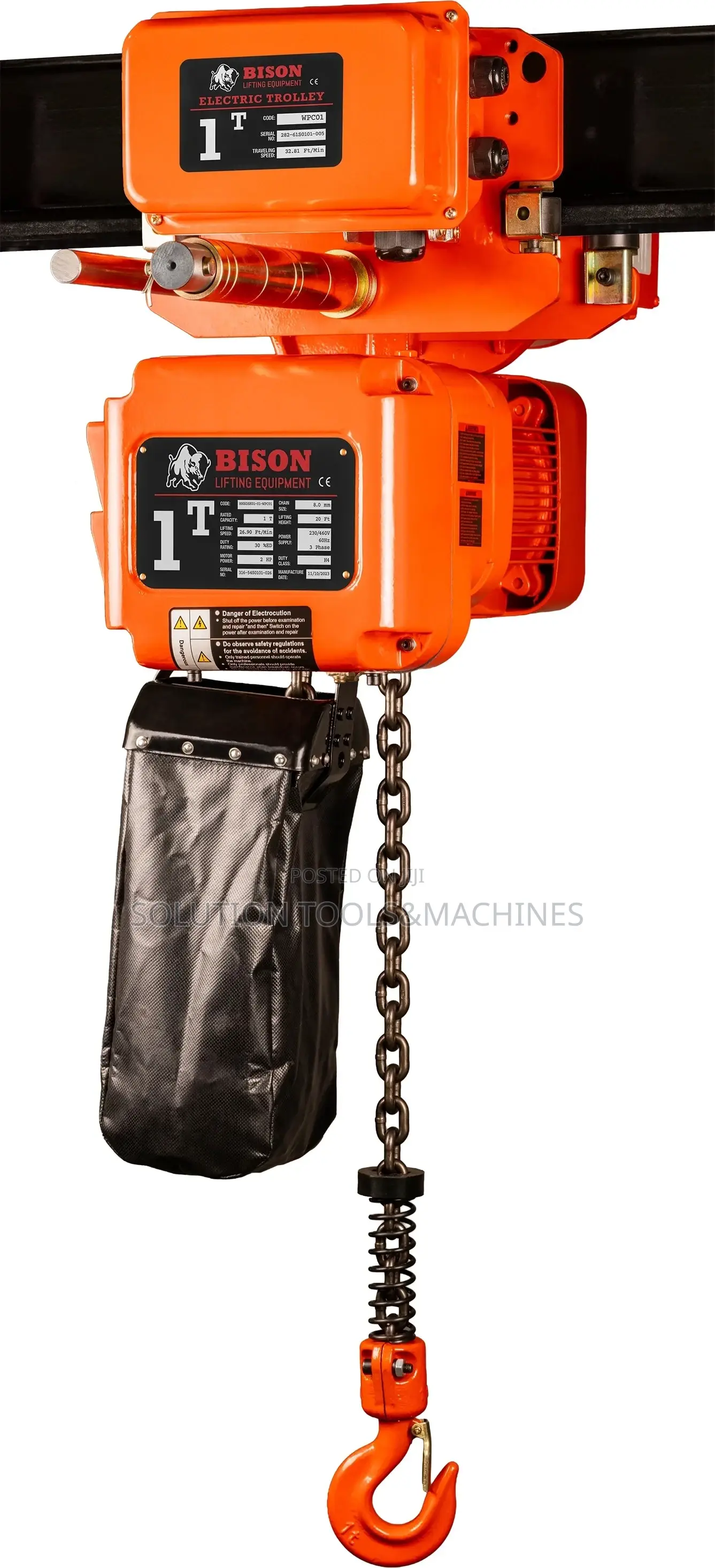 (1000kg)1ton Electric Chain Hoist