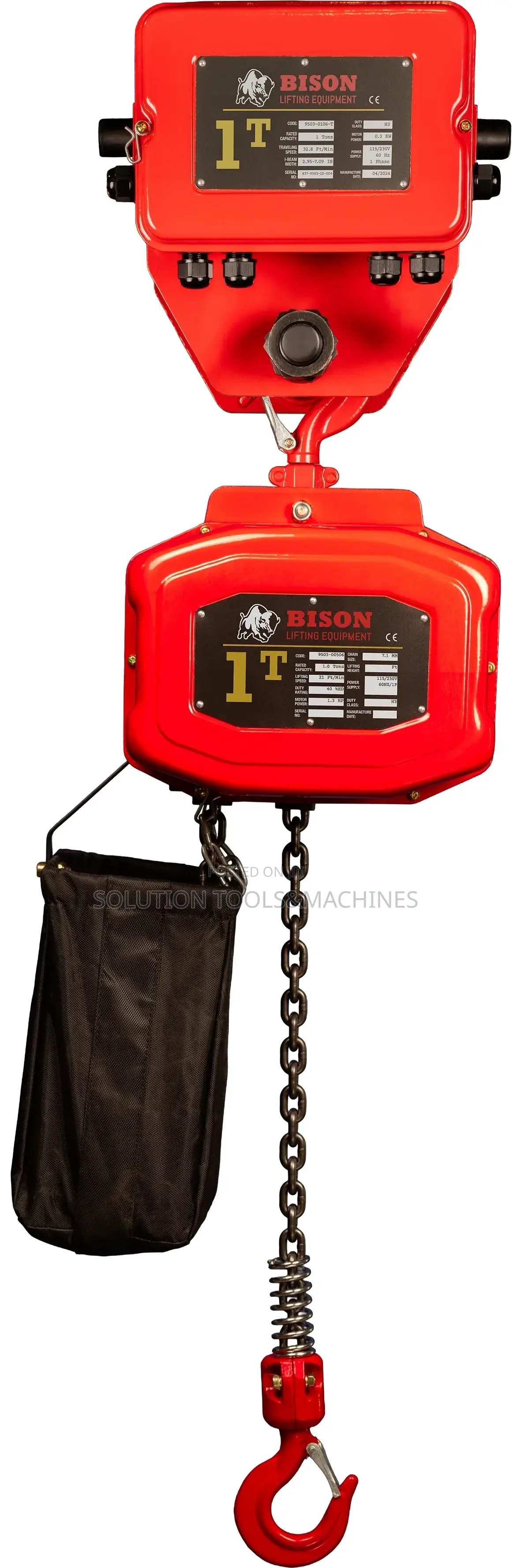 (1000kg)1ton Electric Chain Hoist