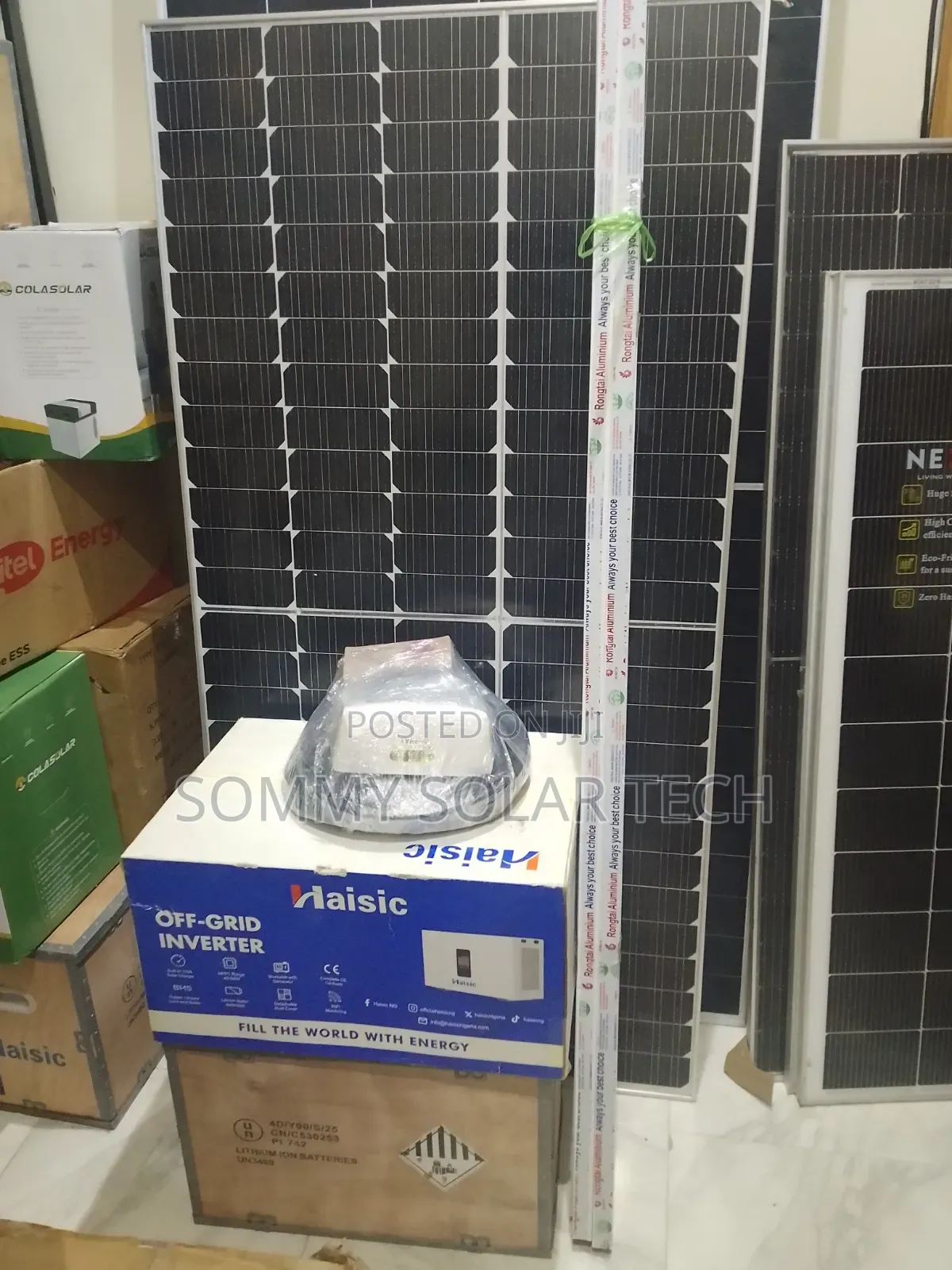 Haisic All in One 8kwh Lithium Battery 4.2kva Hybrid Inverterfullsetup