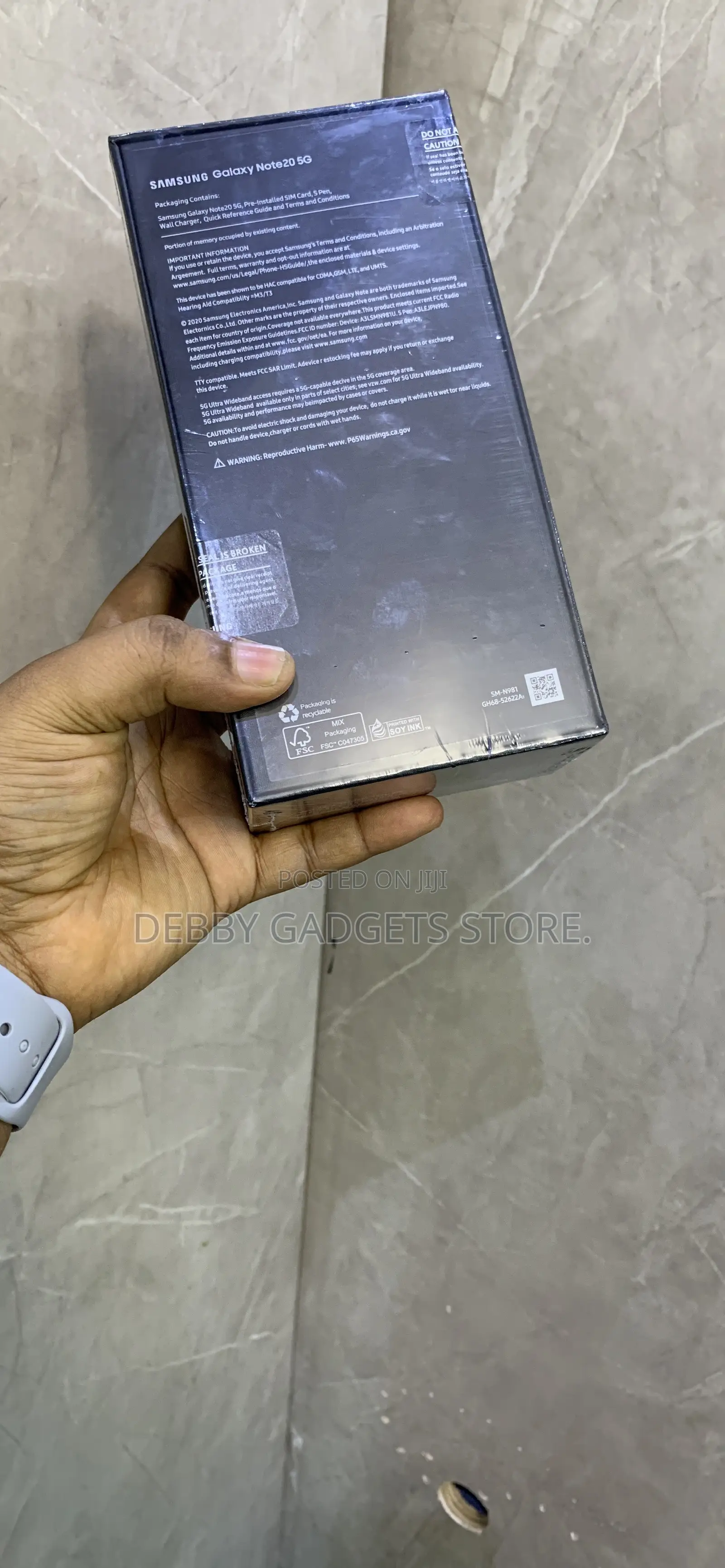 New Samsung Galaxy Note 20 5G 256 GB Black