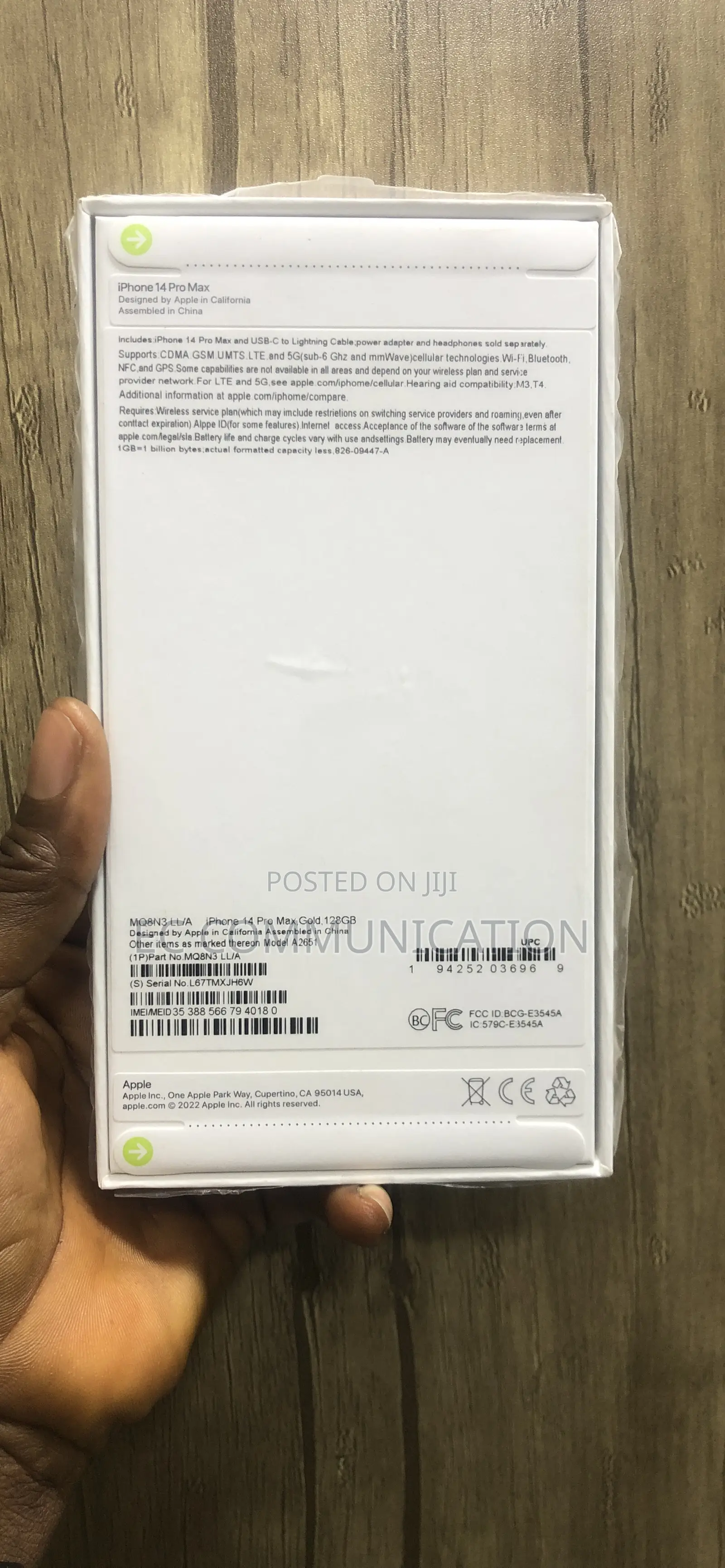 New Apple iPhone 14 Pro Max 128 GB Gold