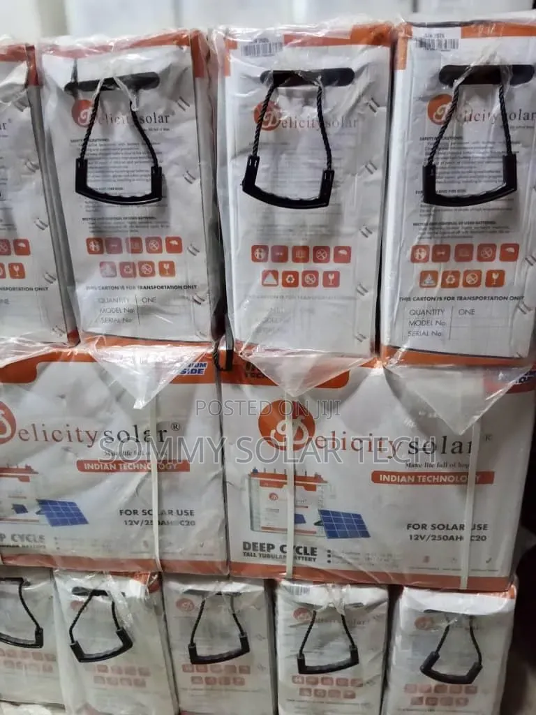 Delicity Tubular Battery 250ah 12v