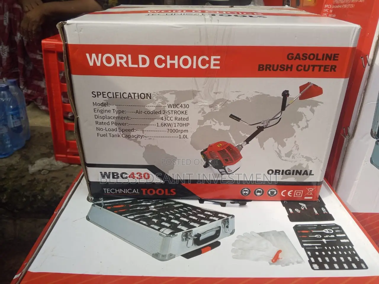 World Choice Petrol Brush Cutter Glass Cutter