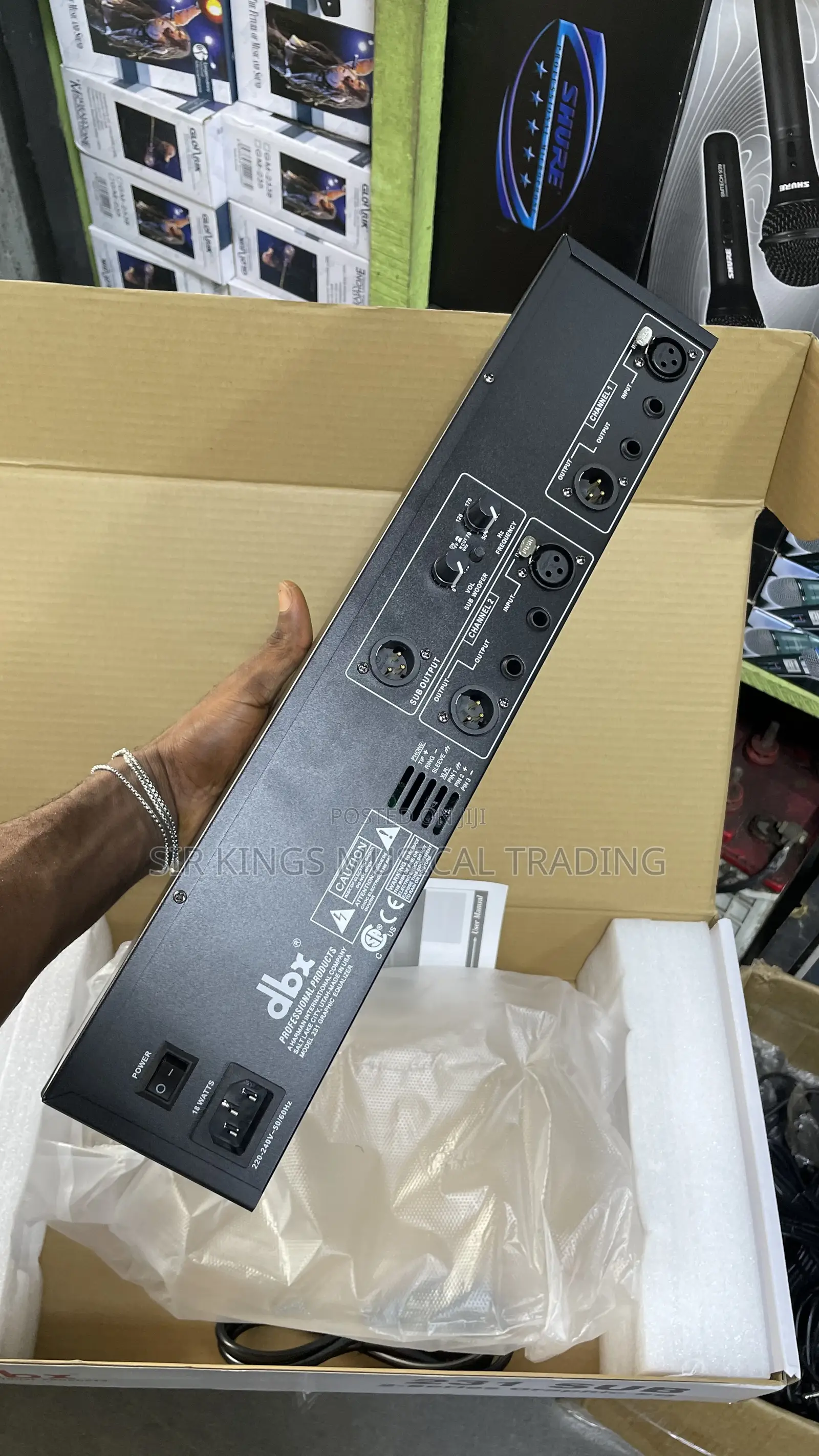 DBX Double Equalizer Eq231 With Sub Output 31 Bands