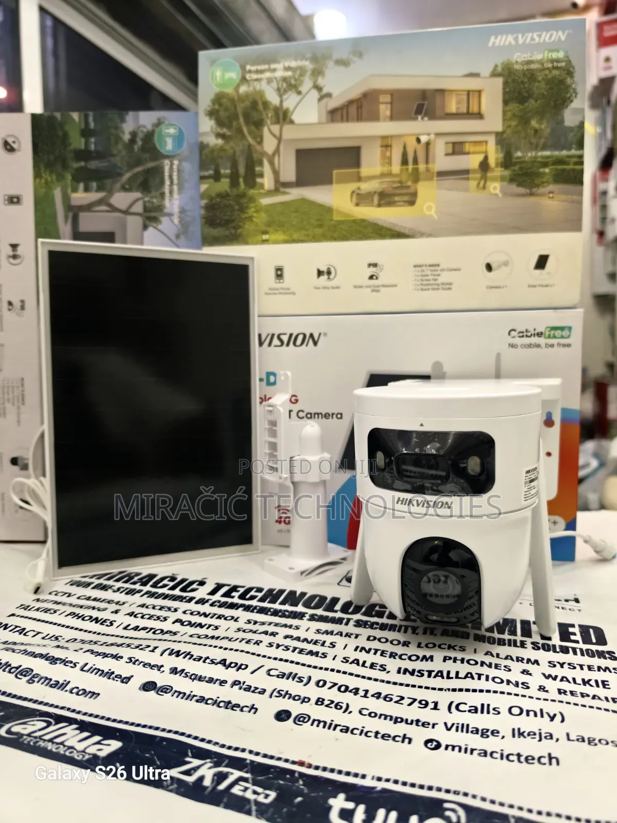 Hikvision Dual Lens Solar Camera 4g 2 Lens
