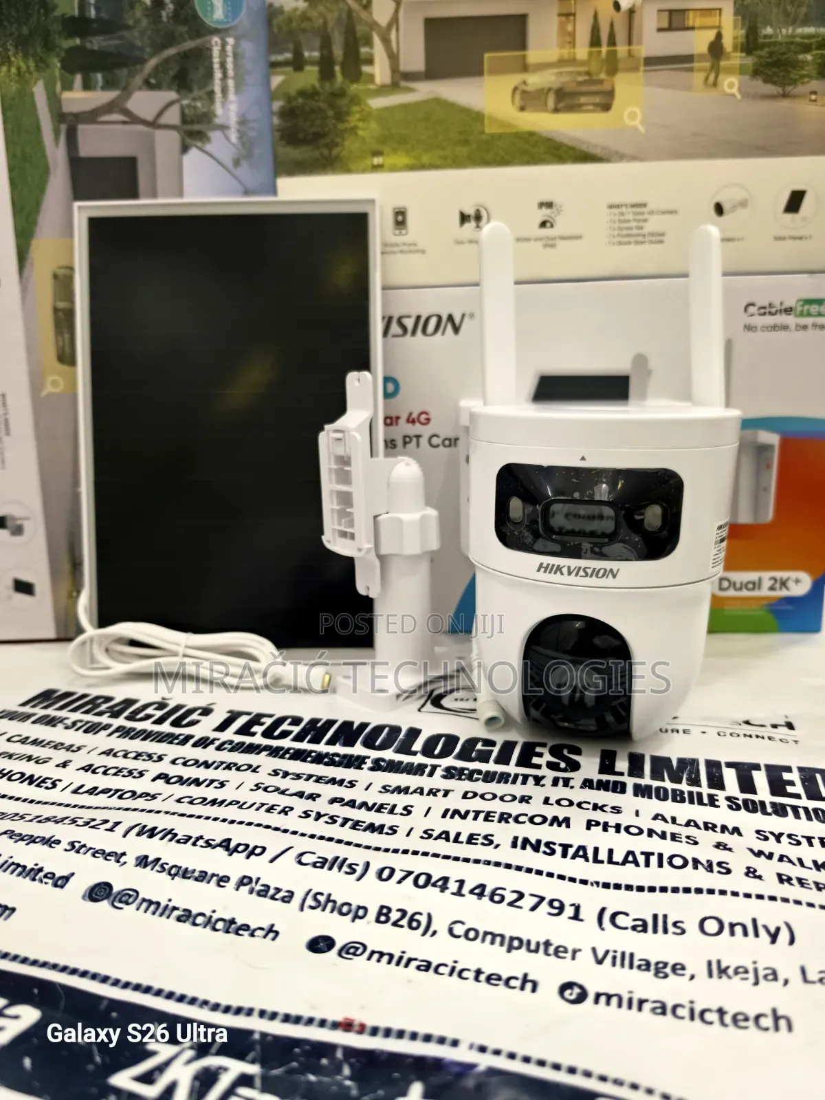 Hikvision Dual Lens Solar Camera 4g 2 Lens