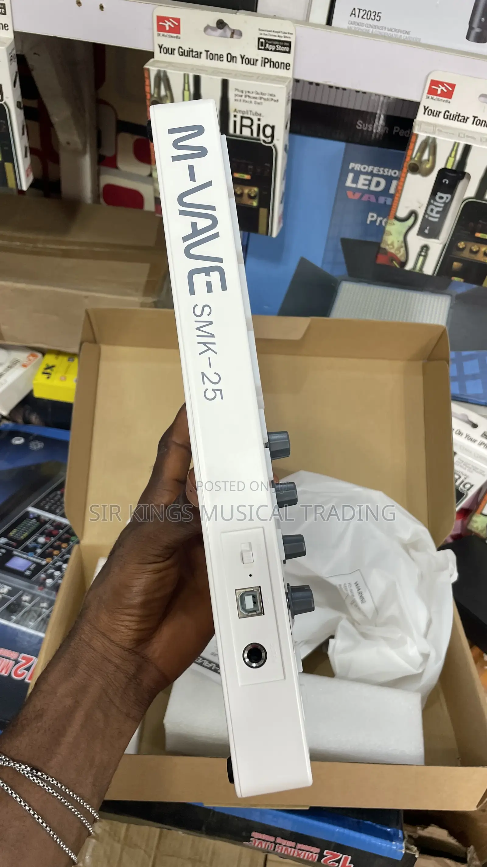 High Quality M-Vave SMK 25 Midi Keyboard White Color