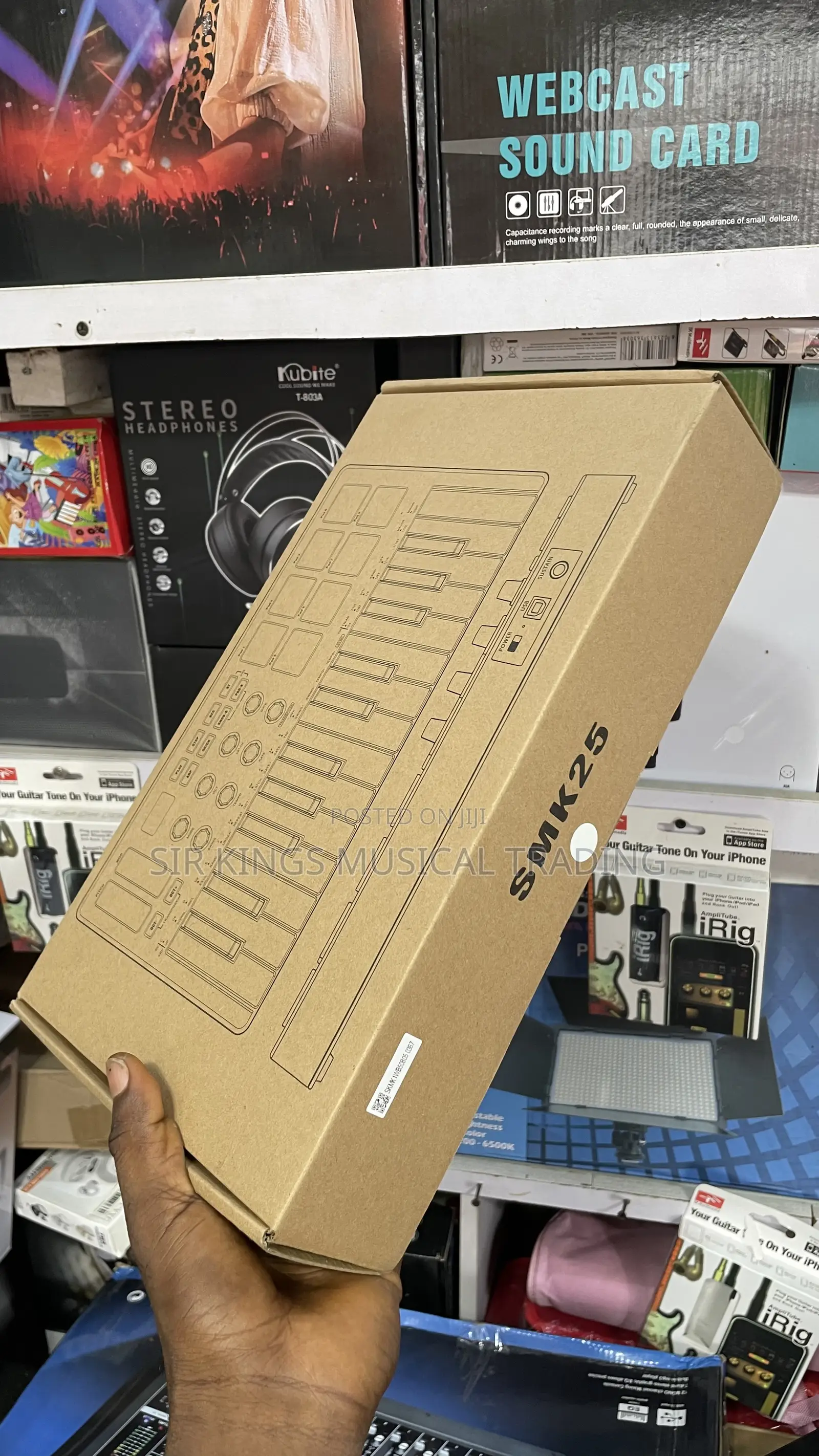 High Quality M-Vave SMK 25 Midi Keyboard White Color