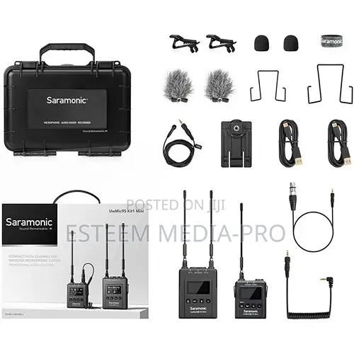 Saramonic Uwmic9s Mini Kit1 Compact Wireless Omni Lavalier Microphone