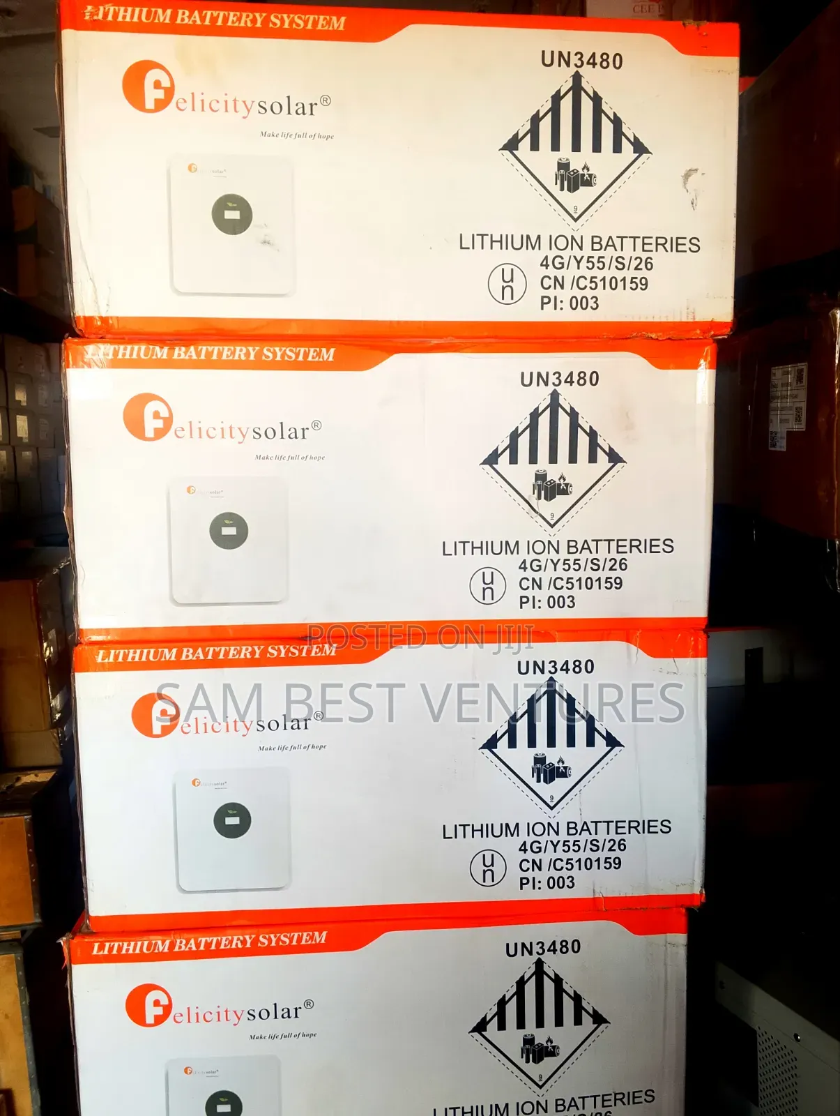 5kwh 25.6v Felicity Solar Lithium Batteries