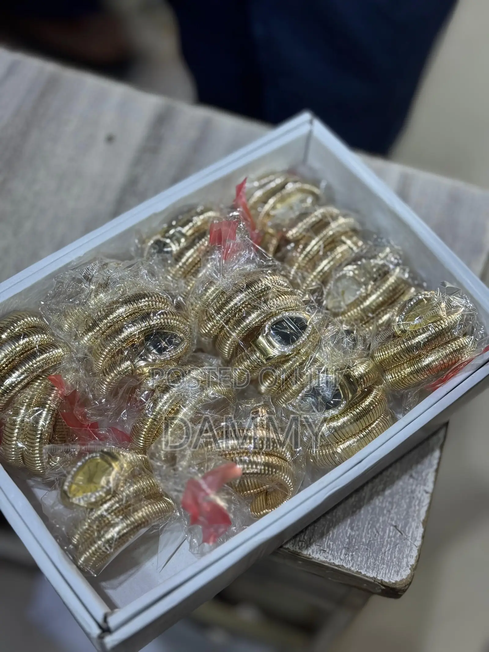 Unique Snake Shaped Design Bracelet Watch