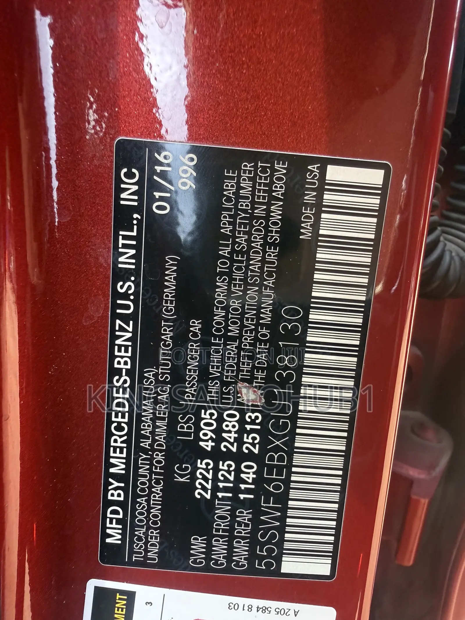 Mercedes-Benz C450 2016 Red