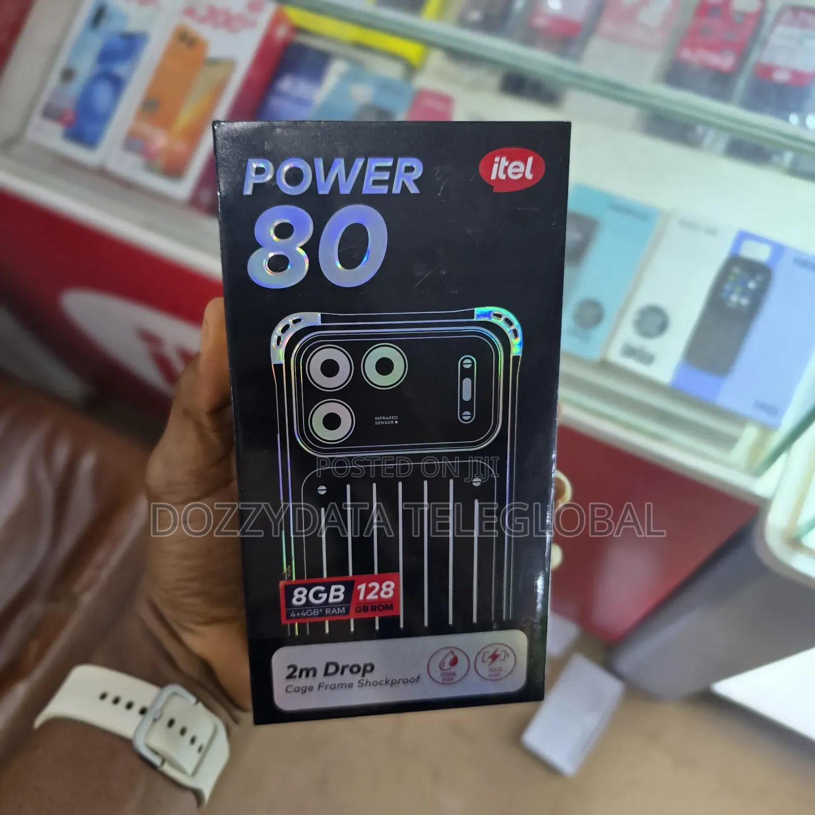 New Itel Power 70 128 GB Black