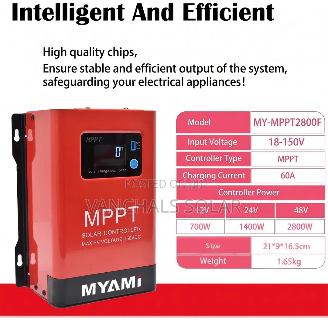 Solar Charge Controller MPPT 60a 12/24/48v