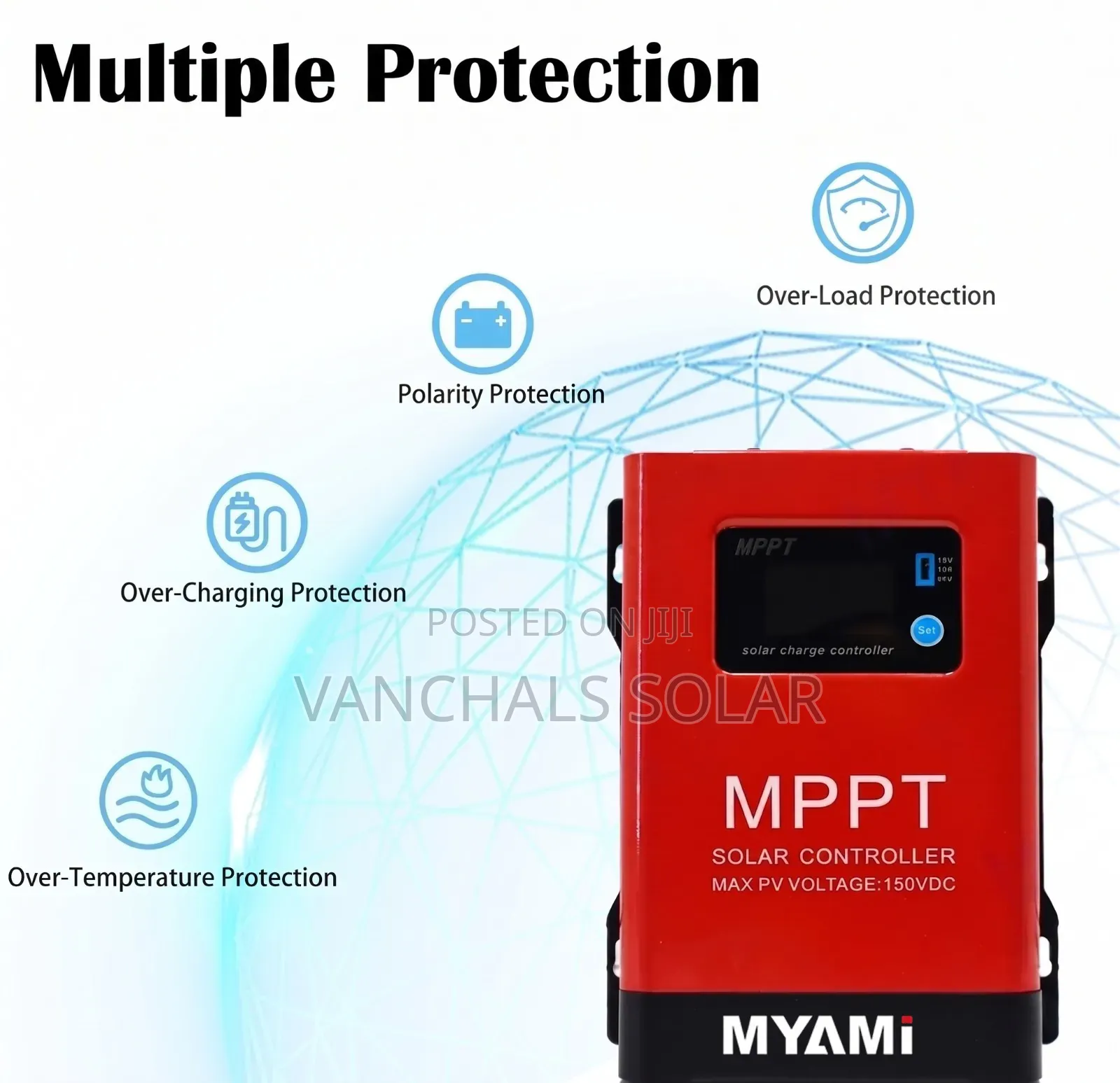 Solar Charge Controller MPPT 60a 12/24/48v