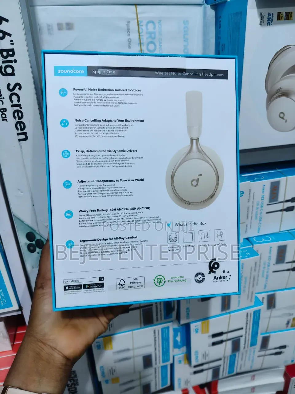 Anker Soundcore Space One Active Noise Cancelling Headphones