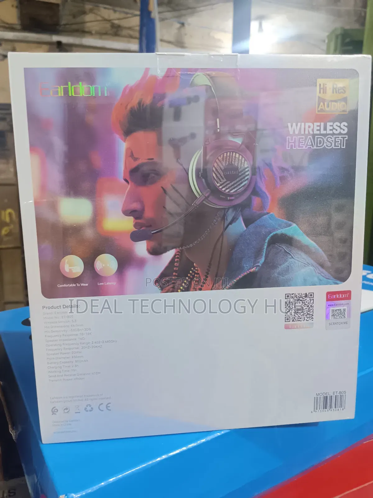 Earldom Wireless Headset 2.4 Pure Bass B05